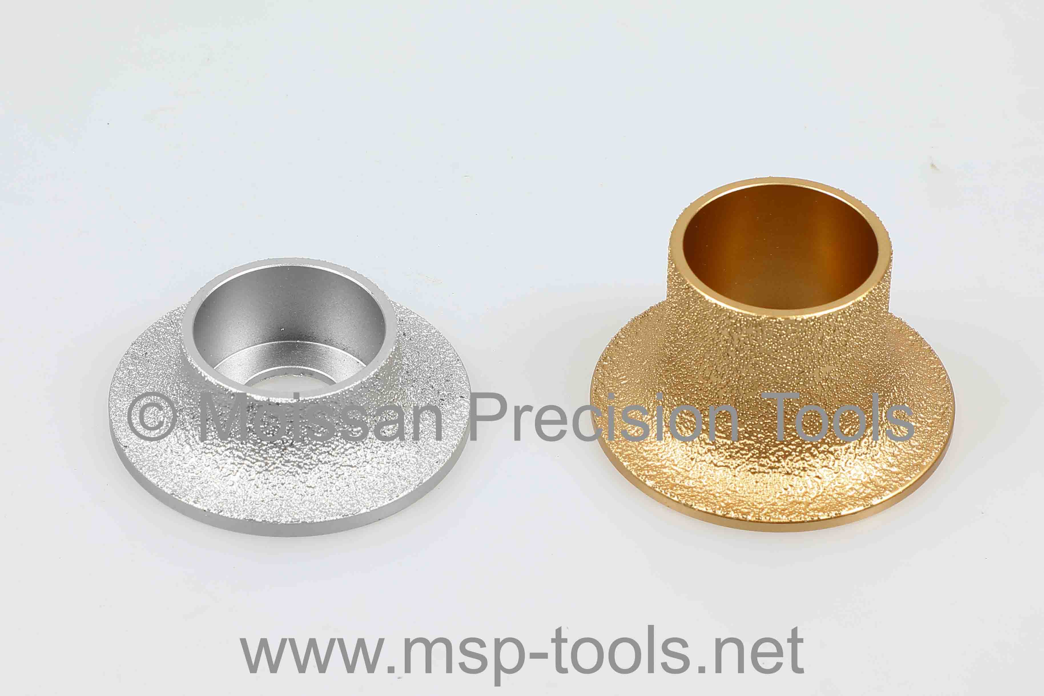 Half Bullnose Brazed Diamond Edge Grinding Wheel