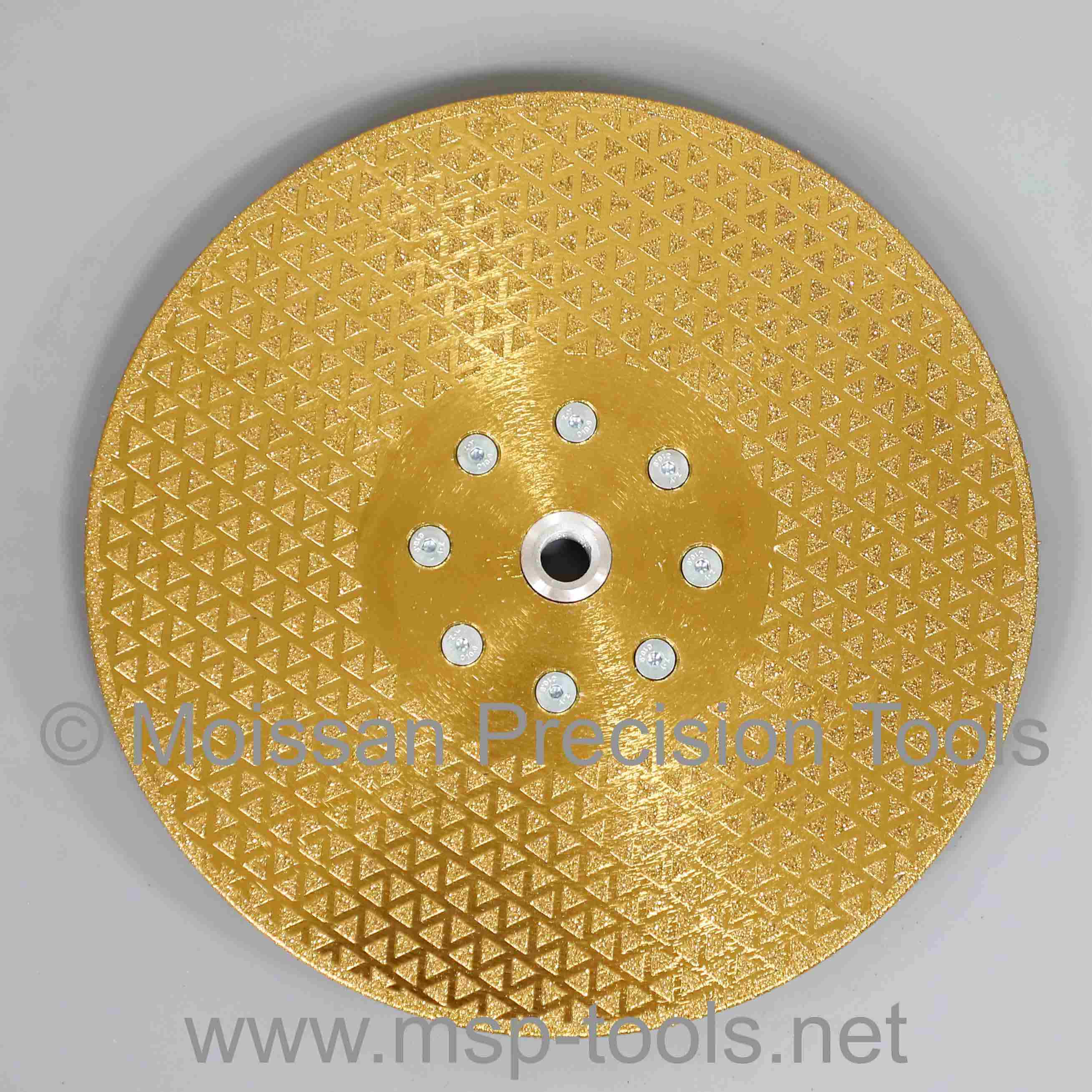 Electroplated diamond cutting and grinding disc (single-sided)