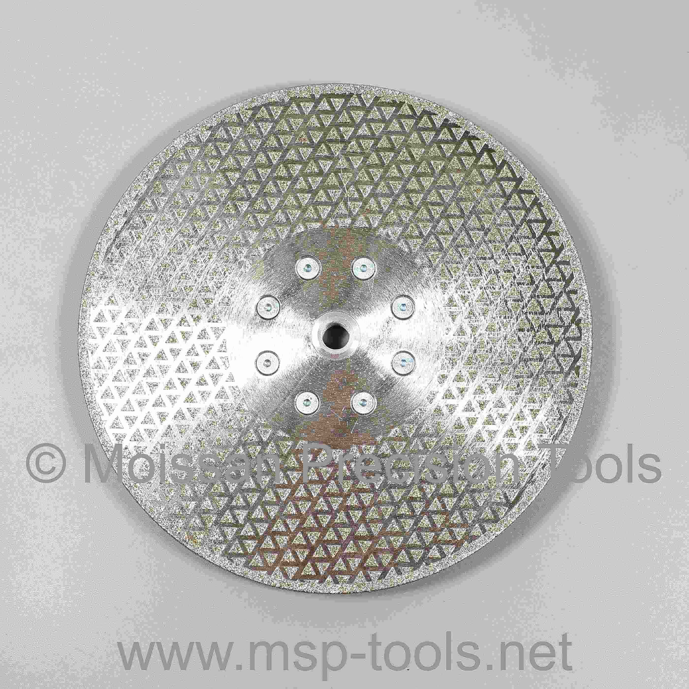 Electroplated diamond cutting and grinding disc (double-sided)