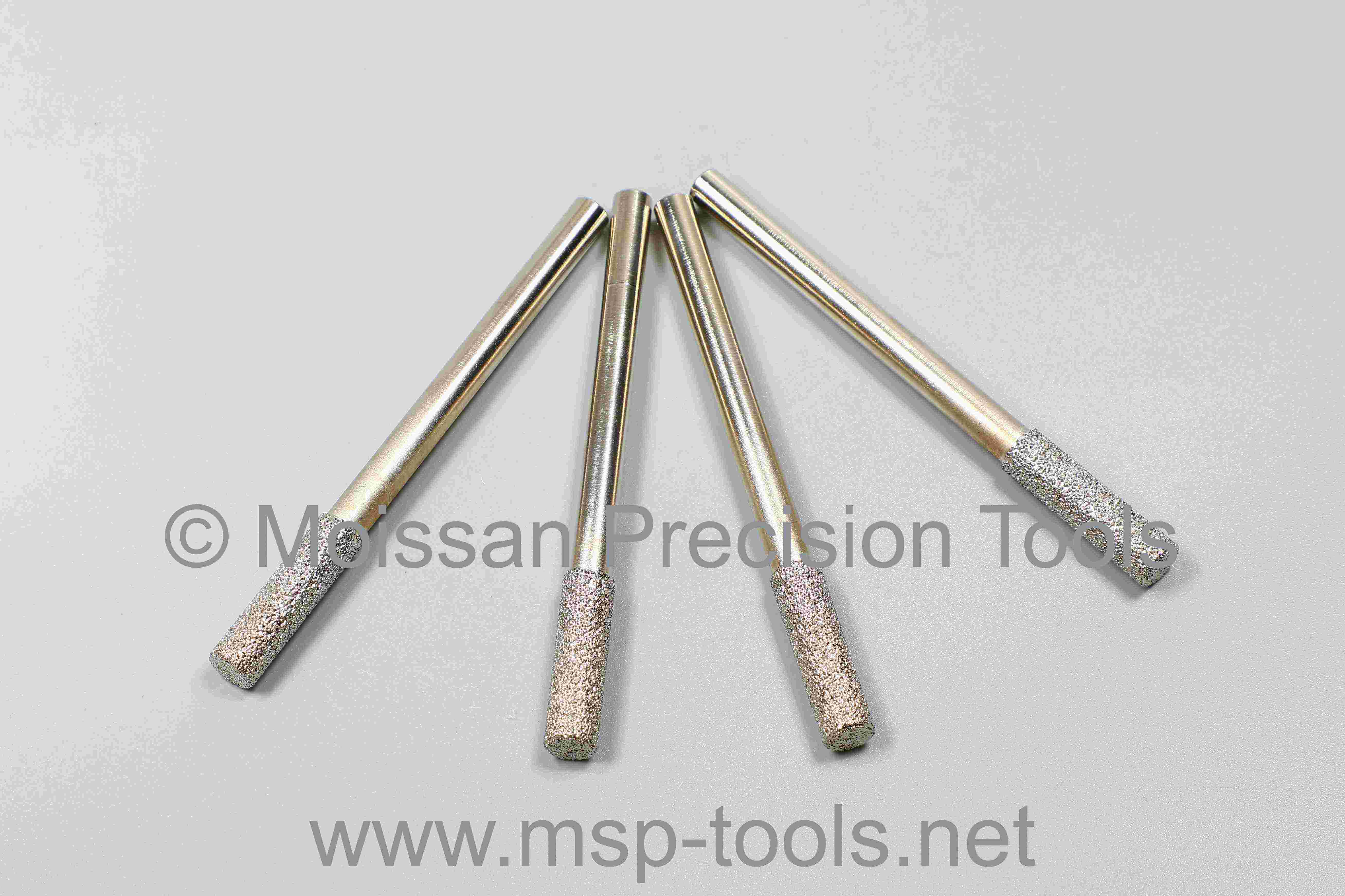 Brazed diamond Grinding Burr Drill Bit (Flat)