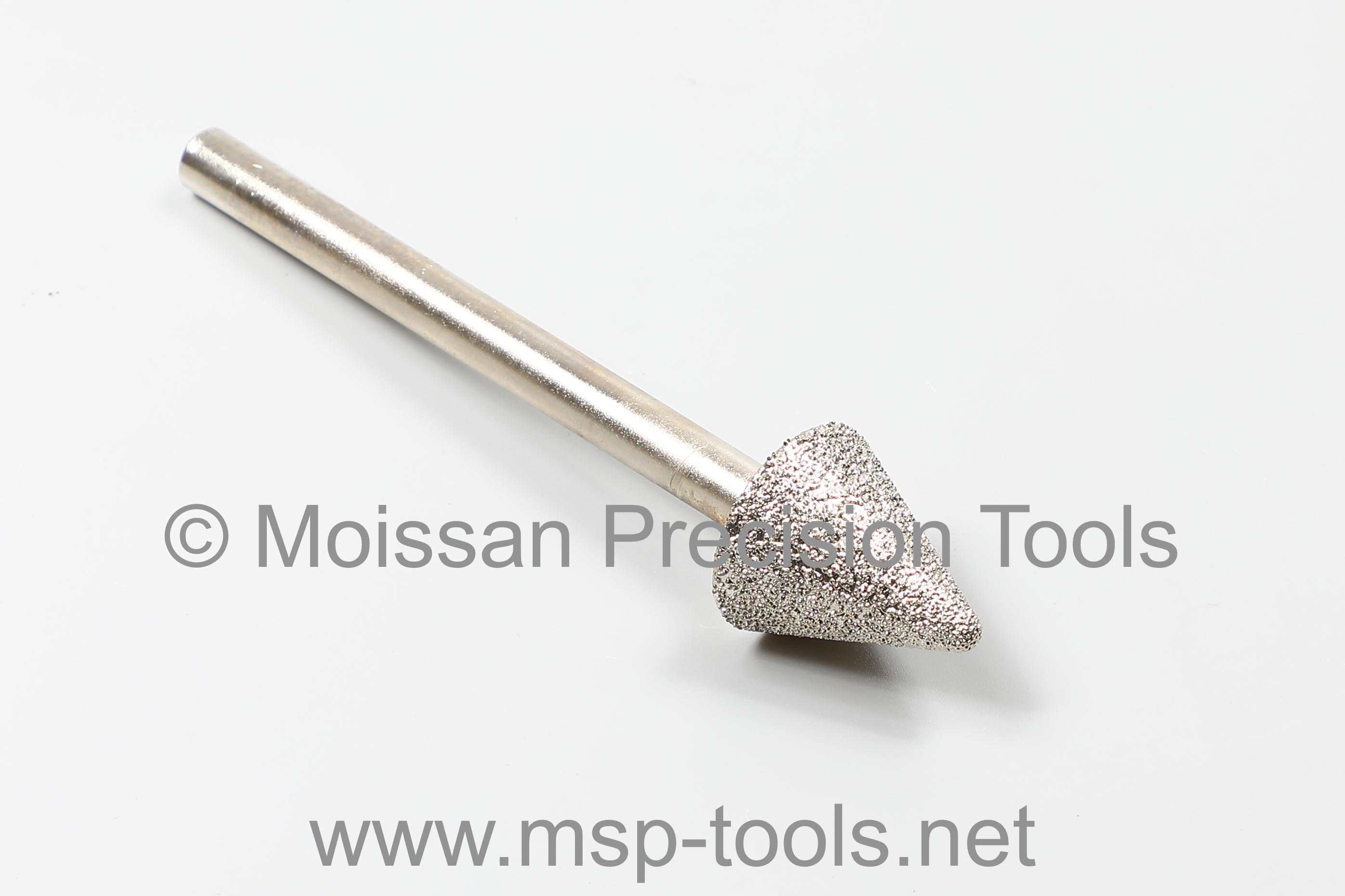 Brazed diamond Grinding Burr Drill Bit (cones) Type A