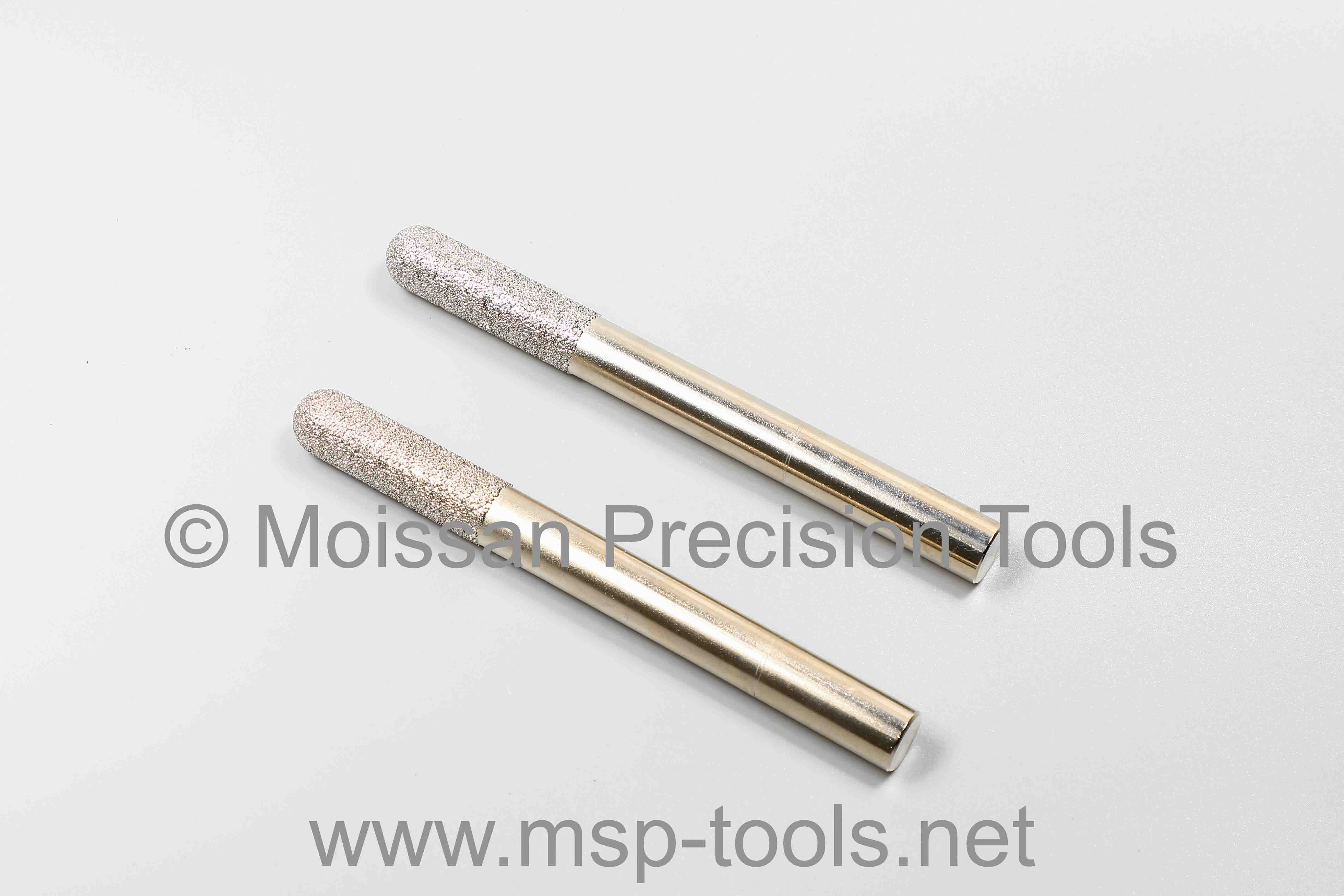 Brazed diamond Grinding Burr Drill Bit (round head cylinders) TypeA