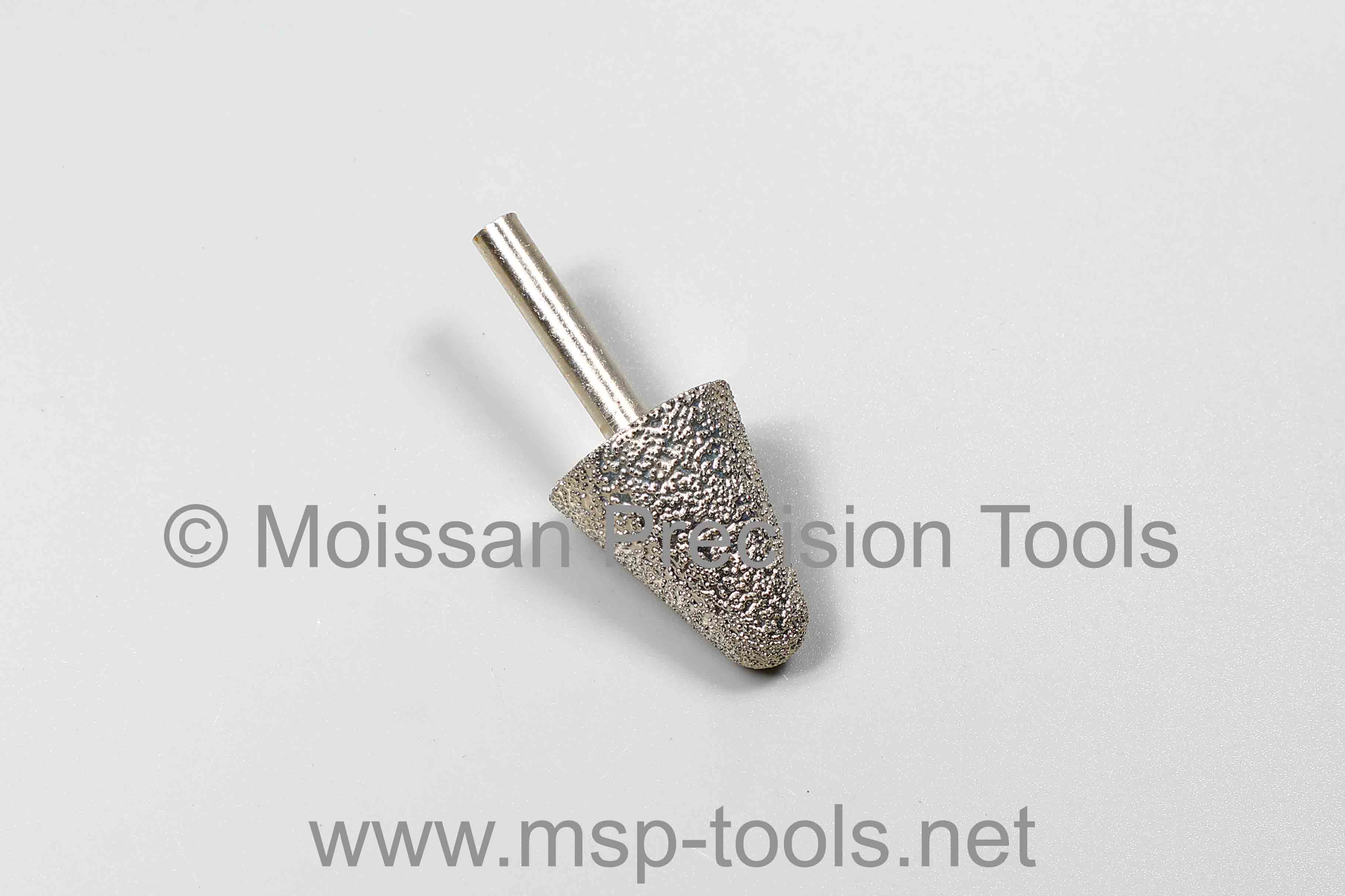 Brazed diamond Grinding Burr Drill Bit (cones) TypeB