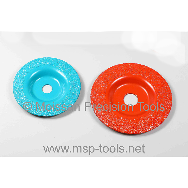 Curved diamond grinding wheel Type B