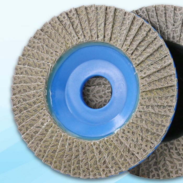 Electroplated diamond Polishing and Grinding Flap wheel disc PB